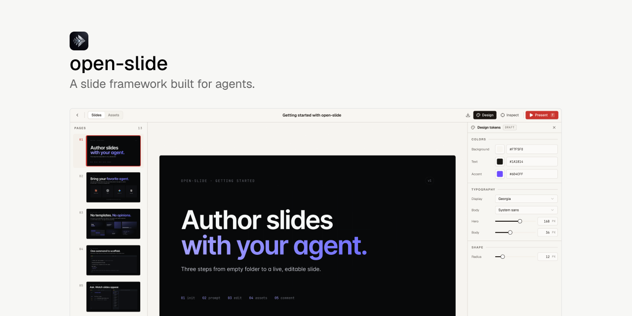 open-slide GitHub README cover