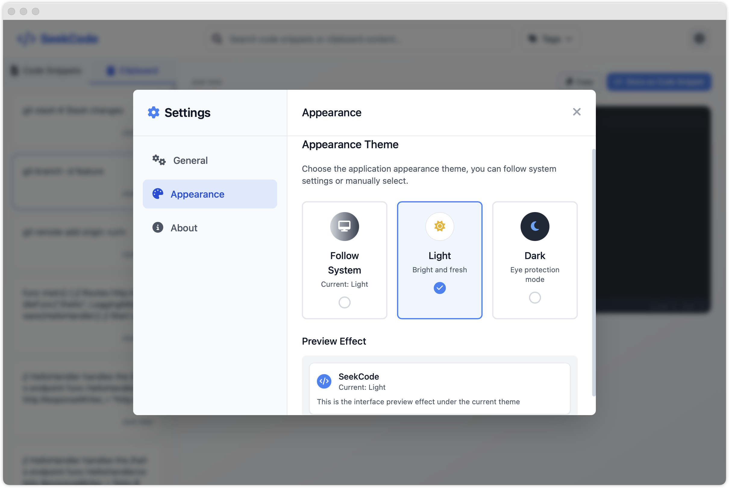 Theme Settings